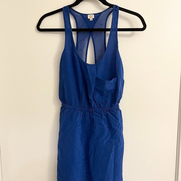 Aritzia Wilfred Victoire Silk Cut Out Tank Dress - 100% Silk - Picture 1 of 4